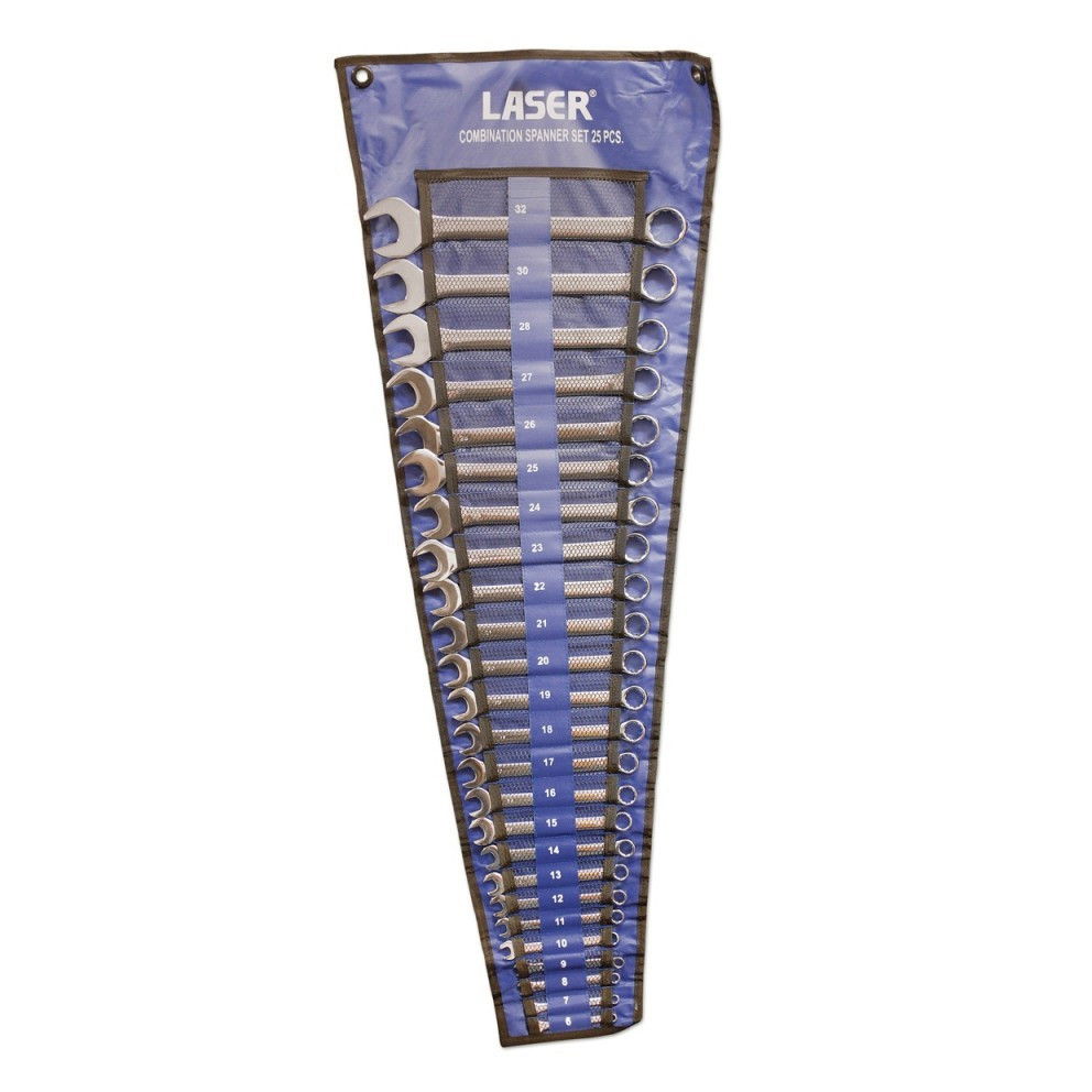 Laser Tools LAS-6396 csillag-villáskulcs készlet, metrikus, 25 részes termék fő termékképe