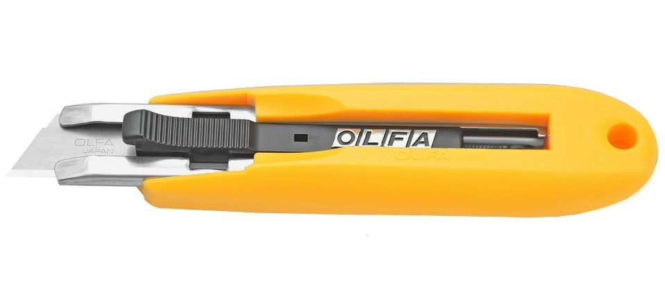 Olfa SK-5 rugóval szerelt biztonsági kés csúszásmentes markolattal, 17.5 mm termék fő termékképe